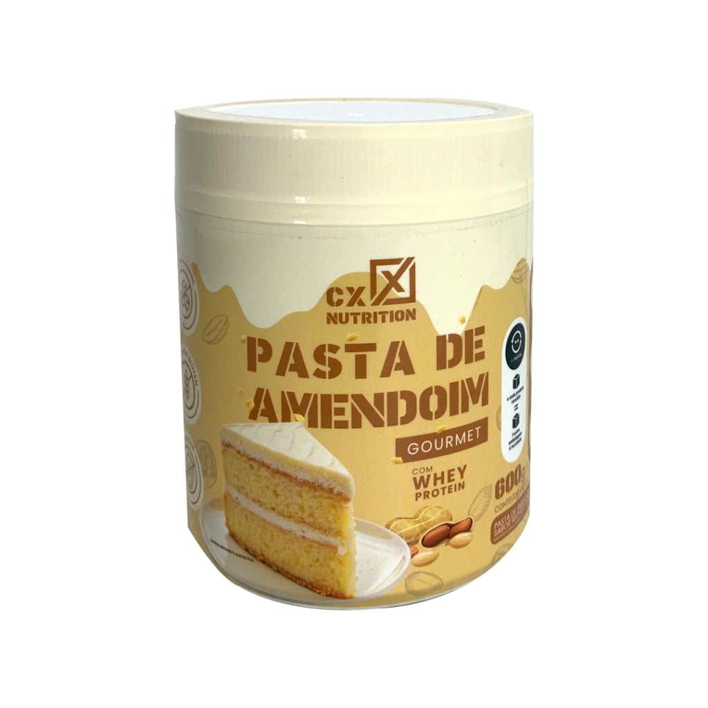 Pasta de Amendoim Gourmet - Recheio de Bolo - 600g - Zero Lactose, Zero Glúten e Zero Açúcar!