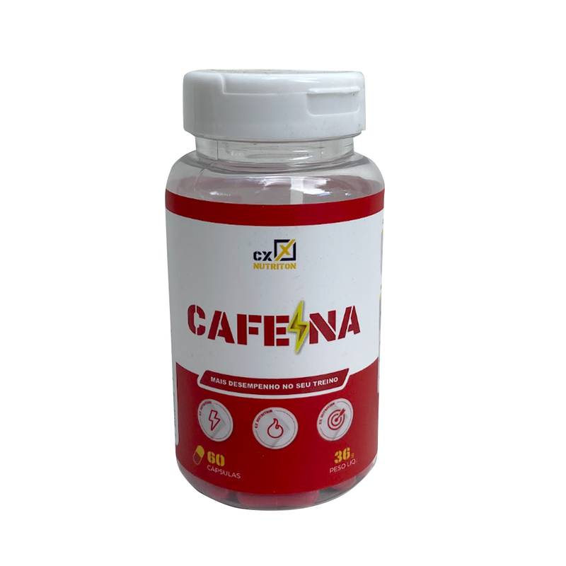 Cafeína CX - 200mg - 60 Capsulas - CX Nutrition Varejo