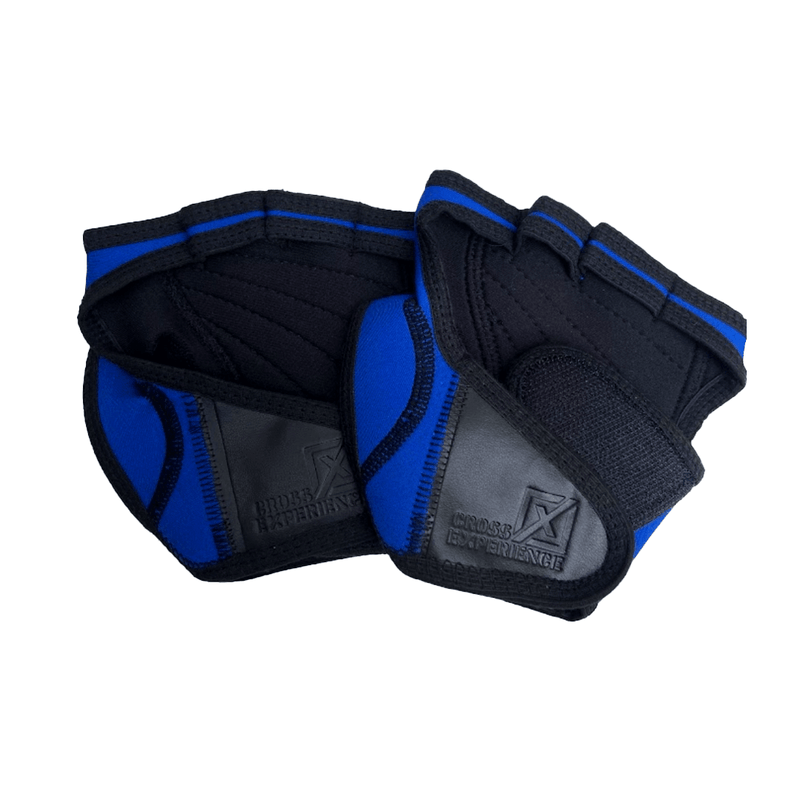 Luva de Treino Azul - Neoprene - Cross Experience - CX Nutrition Varejo