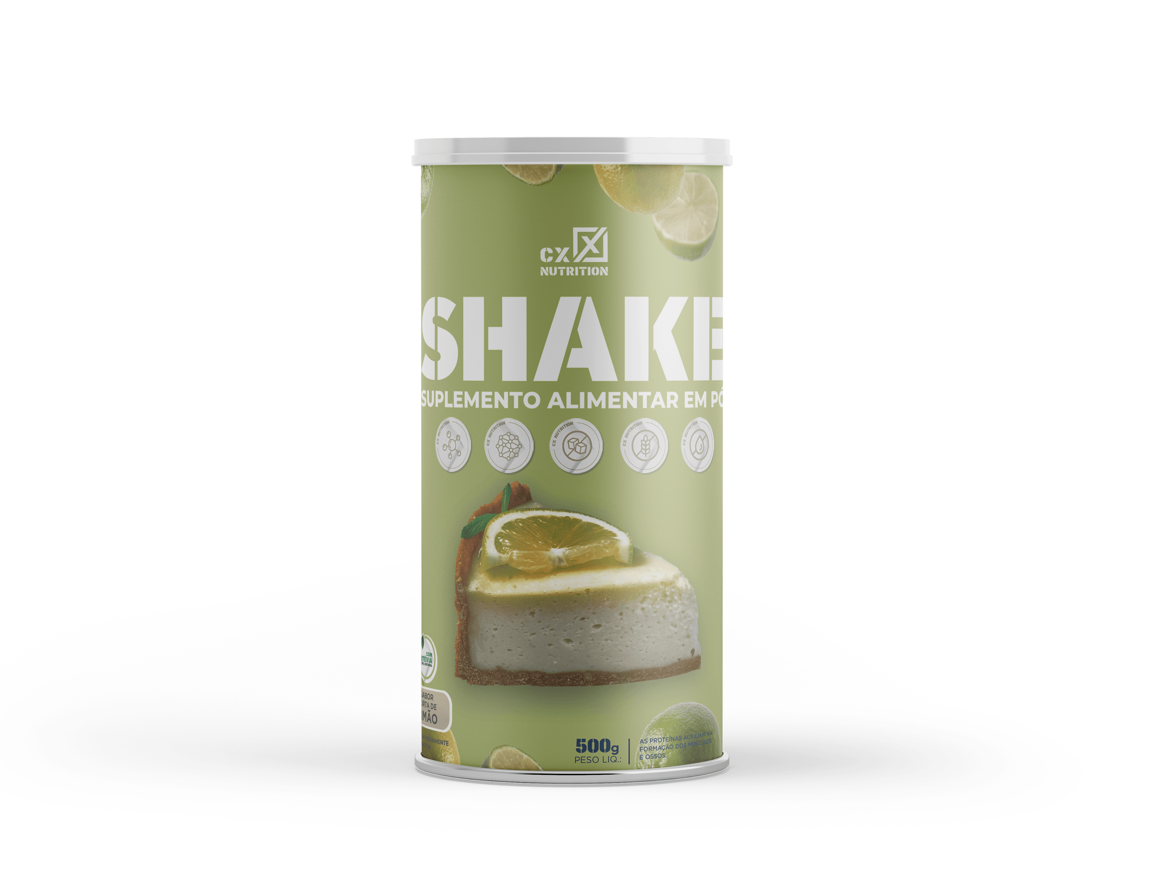 Shake Proteico - Torta de Limão - 500g - CX Nutrition Varejo