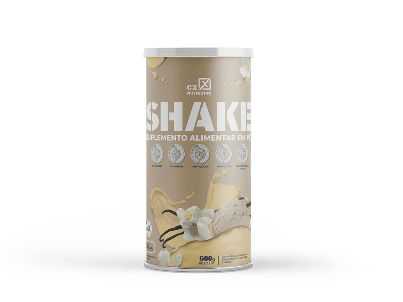 Shake Proteico - Baunilha - 500g - CX Nutrition Varejo