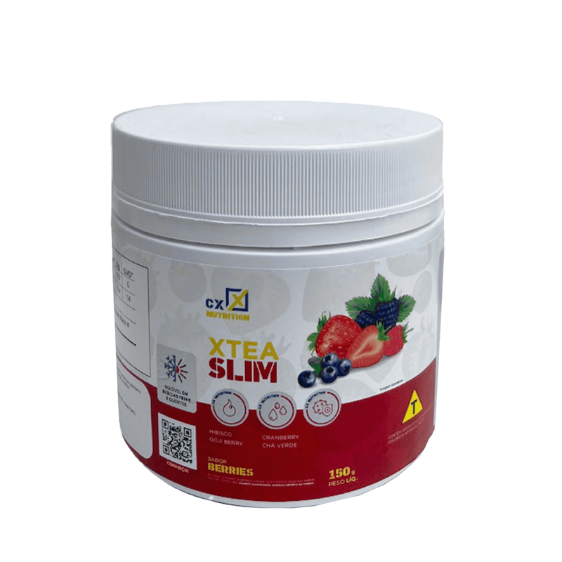 Chá Xtea CX - Slim Frtuas Vermelhas - 150g - CX Nutrition Varejo