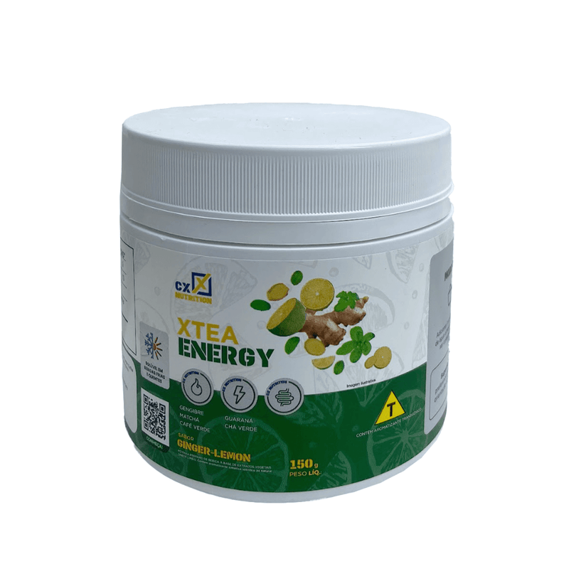 Chá Xtea CX - Energy Ginger Lemon - 150g - CX Nutrition Varejo