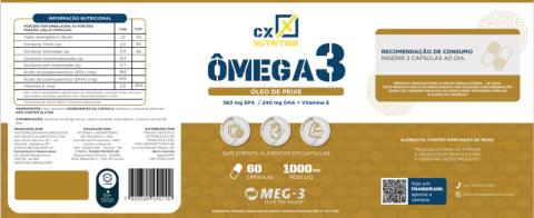 Ômega 3 - Selo MEG3® - 60 Cápsulas - CX Nutrition Varejo