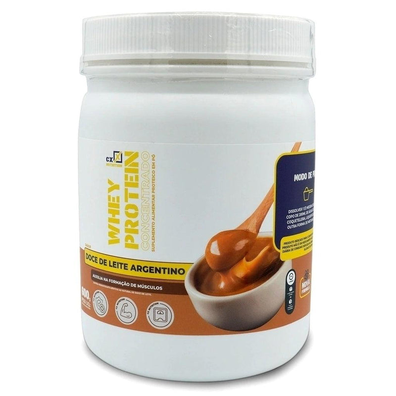 Whey Protein Concentrado - Doce de Leite Argentino - 600g - CX Nutrition Varejo